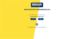 Desktop Screenshot of aperoberger.com